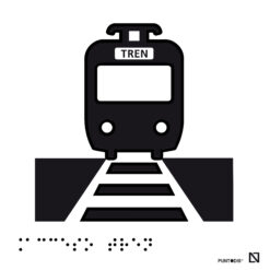 acceso tren braille