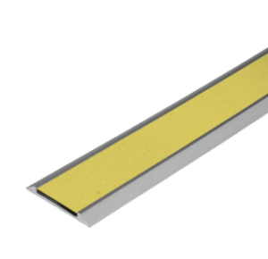 Guía de aluminio con inserto de color amarillo