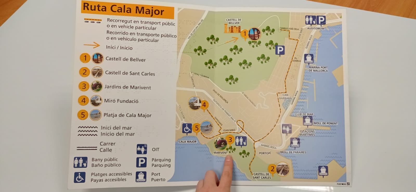 imagen de un plano accesible de Palma