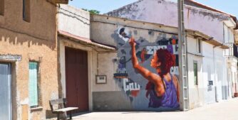 Mural llamado "encala-cao"