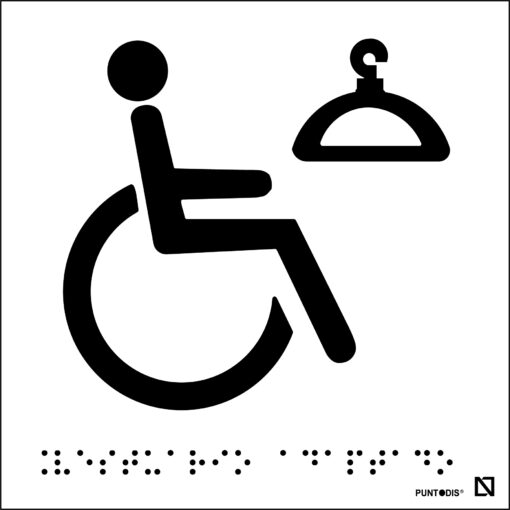 Placa Vestuario adaptado