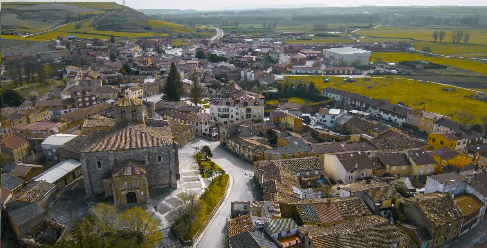 Vista aérea de Tardajos