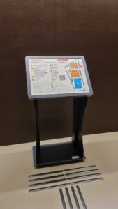 plano accesible en braille y altorrelieve