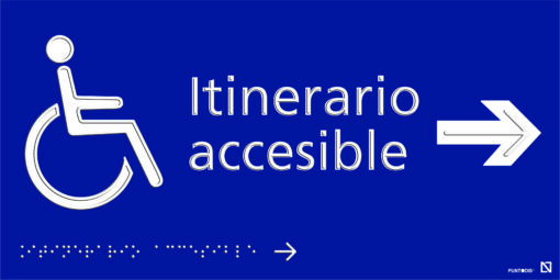 itinerario accesible derecha