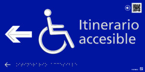 itinerario accesible izquierda