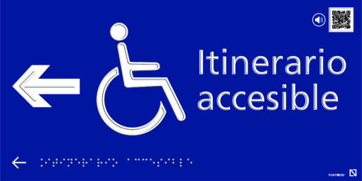 itinerario accesible izquierda