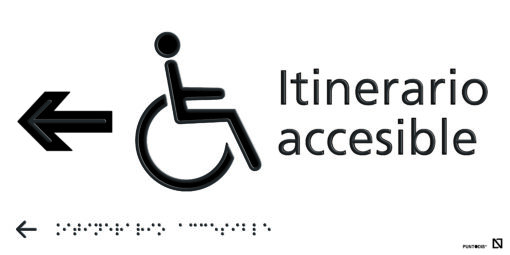 itinerario accesible izquierda