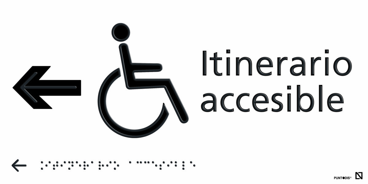 itinerario accesible izquierda
