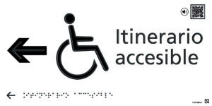itinerario accesible izquierda