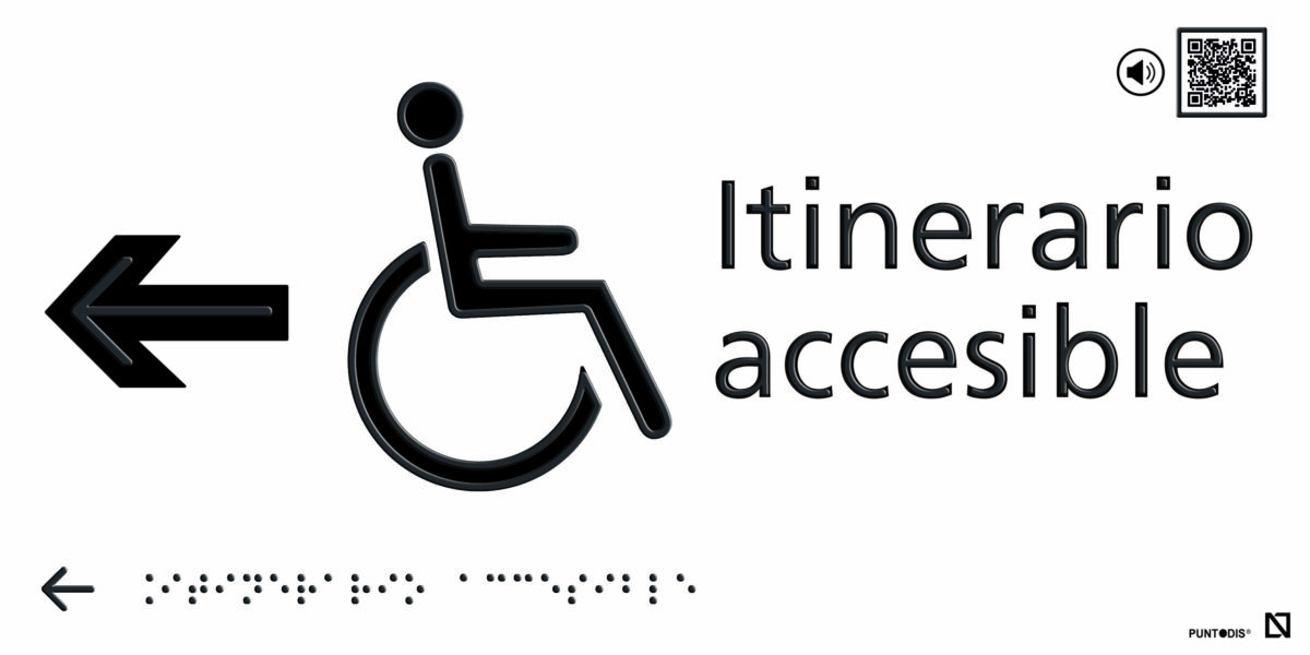 itinerario accesible izquierda
