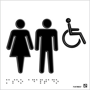 Pictograma de Aseo mixto adaptado con el símbolo de SIA