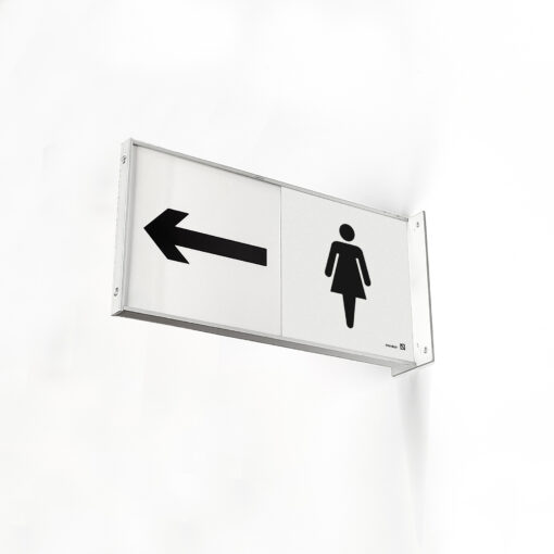 Banderola doble para aseo mujer