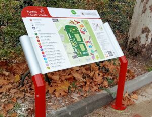 plano accesible en braille y altorrelieve
