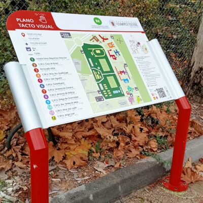 plano accesible en braille y altorrelieve