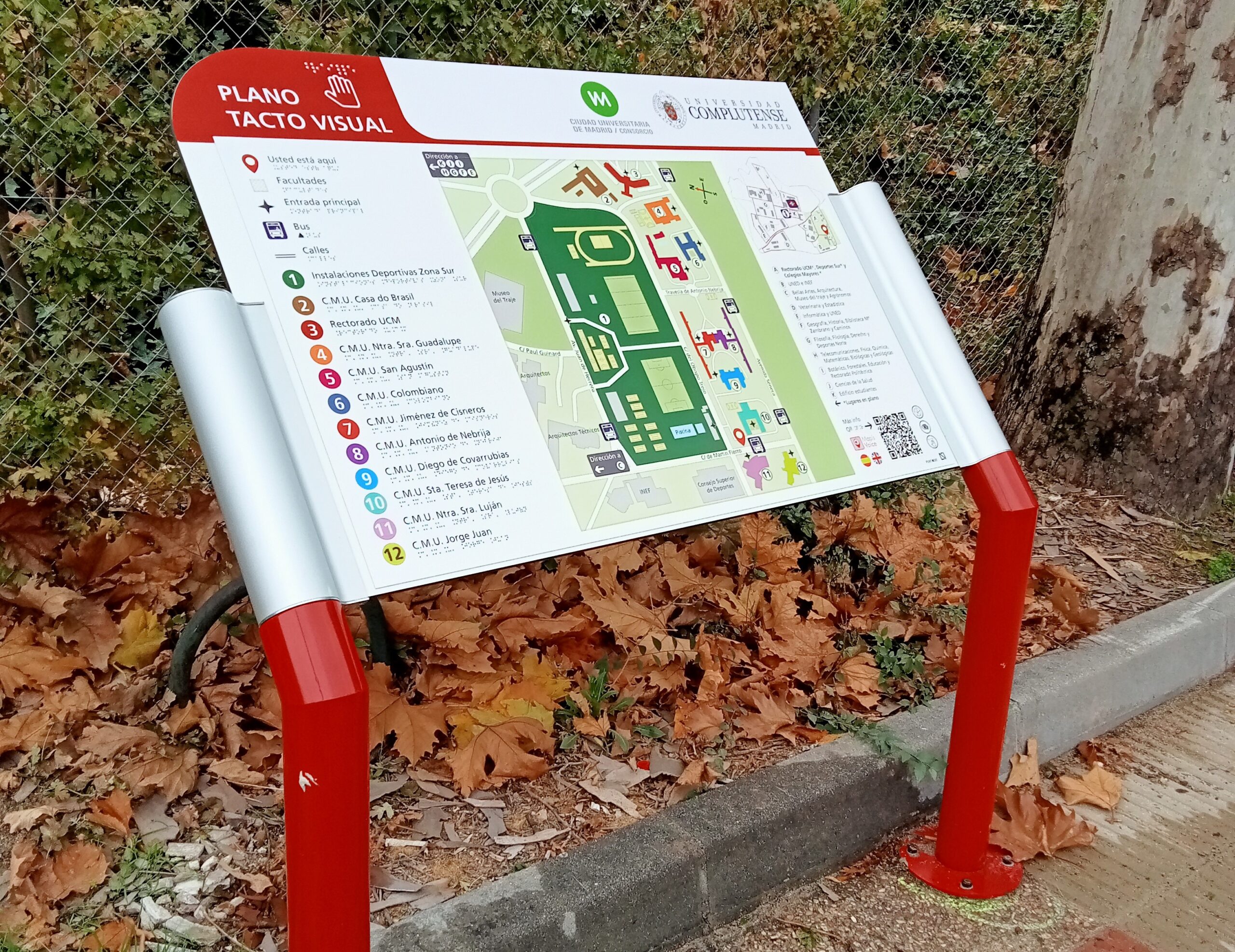 plano accesible en braille y altorrelieve