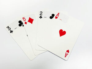 pack de vinilos en braille de póker