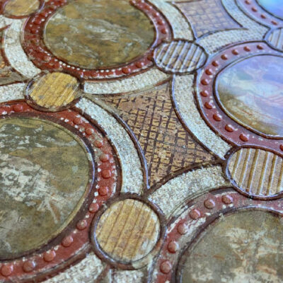 Texturas del libro tacto visual de San Baudelio de Berlanga en el Museo del Prado