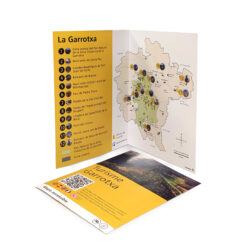Plano de mano accesible de La Garrotxa.